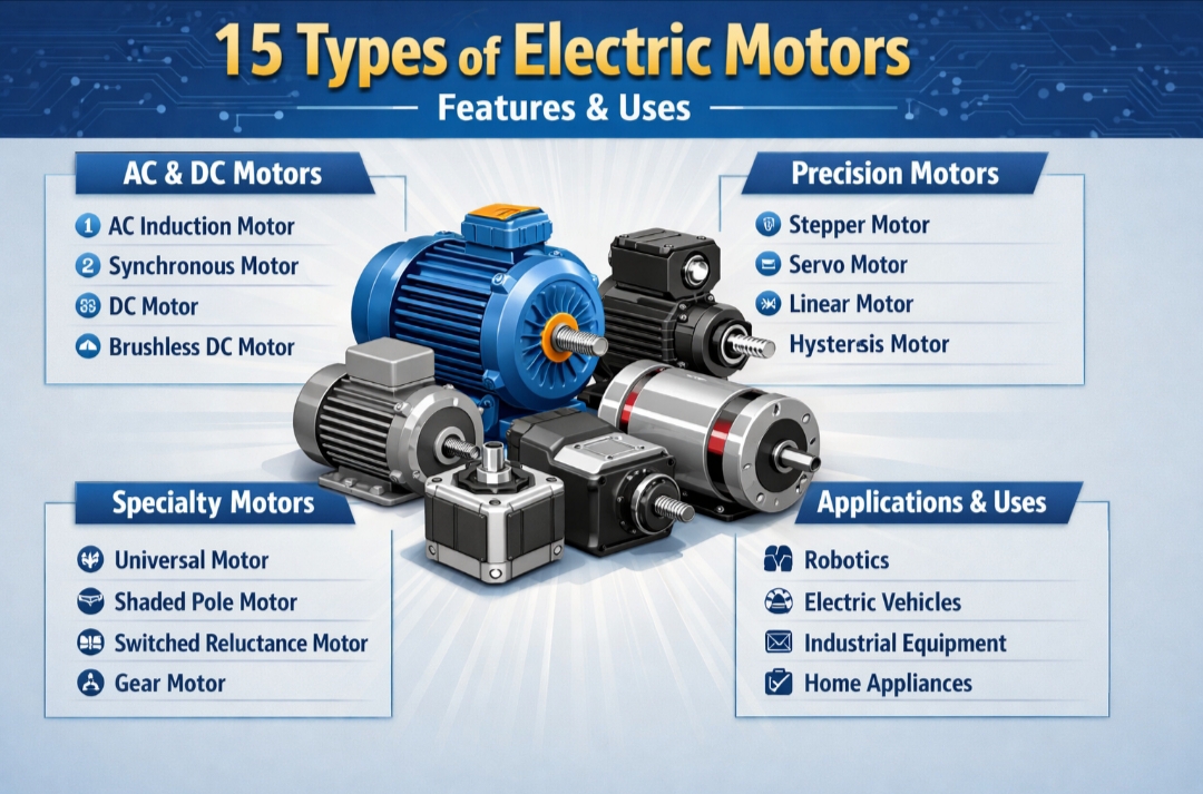 15 Types of Electric Motors in Kenya: Features, Uses & Where to Find Them