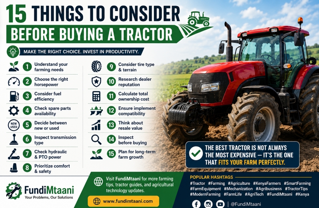 Things to Consider Before Buying a Tractor in Kenya (2026 Guide)
