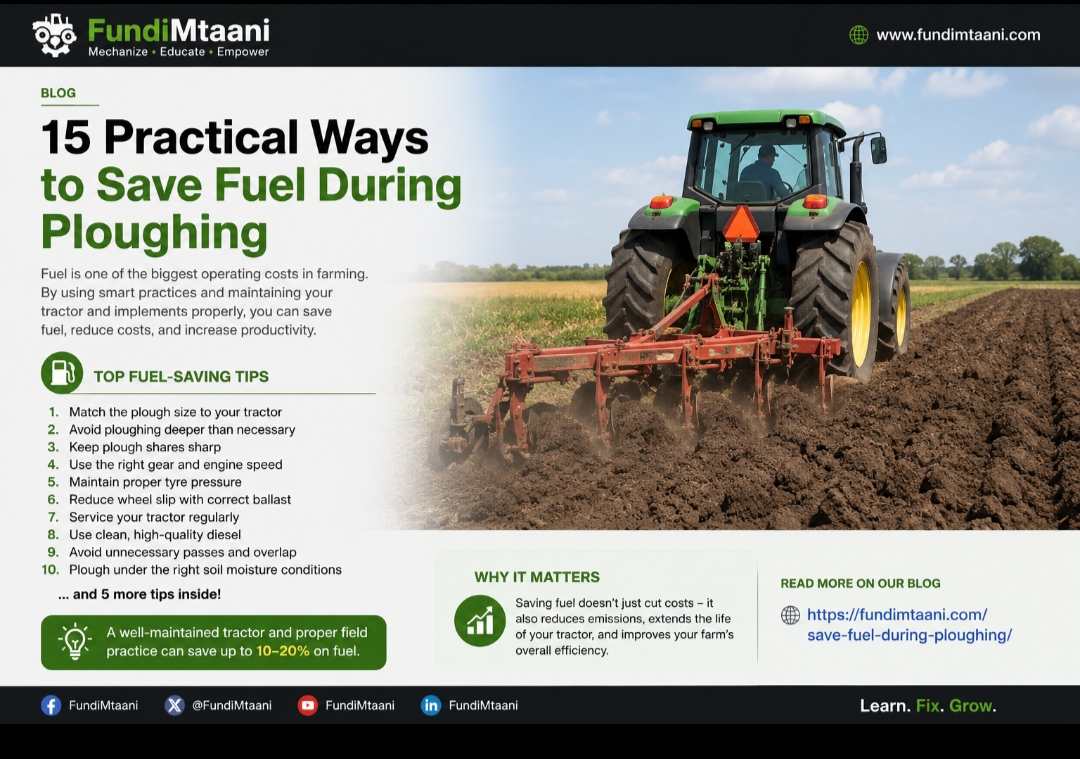 How to Save Fuel During Ploughing